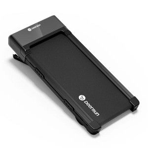 DeerRun Upgrade 16.9*35.4 In Run belt Full-screen Smart Walking Pad Treadmill with 9% Auto Incline - Black - 1 of 4