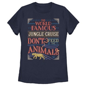Women's Jungle Cruise World Famous Retro Logo T-Shirt - 1 of 4