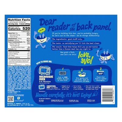 Evol Protein Bowls 3 Cheese Chicken & Rice Bowl Frozen Meal -13.5 oz