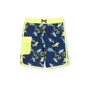 Lands' End Kids Chlorine Resistant Cargo Long Board Short - 1 of 2
