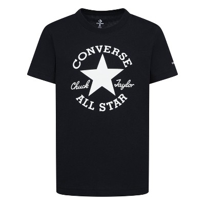 Converse Brandclub Converse Boys Short Sleeve Graphic T Shirt Black L