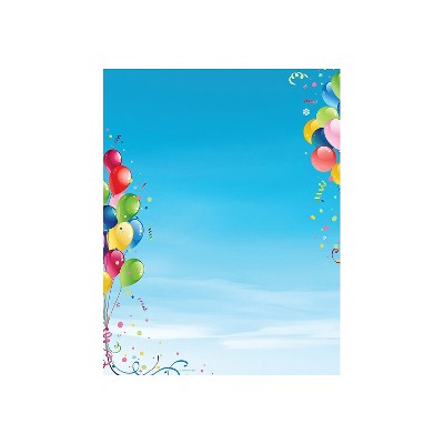 Great Papers Balloons Everywhere Letterhead Multicolor 50/Pack (2023062)