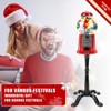 Yukimo - 38"H Commercial Red Gumball Machine with Stand - Key Operated Candy Dispenser - Halloween Christmas Party Gift - 2 of 4