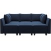 Belffin 9-Piece Modular Sleeper Sectional – Tool-Free Assembly, 2700lb Capacity & Pet-Resistant Velvet - 2 of 4