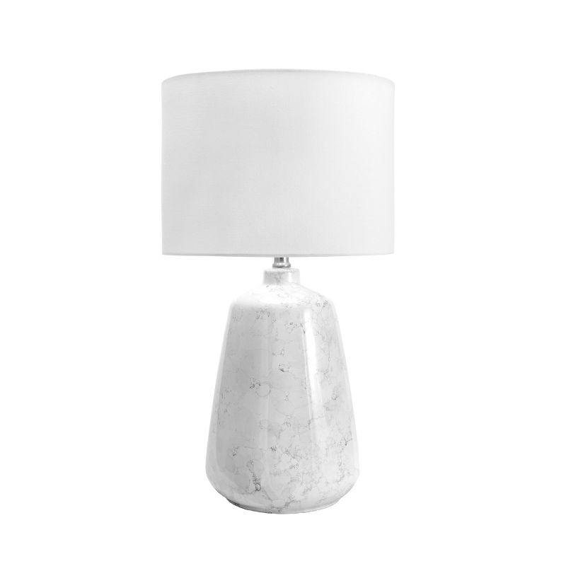 nuLOOM Pamona Ceramic 27" Table Lamp Lighting - Off White 27" H x 15" W x 15" D, 1 of 10