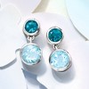 Ross-Simons 6.70 ct. t.w. London and Sky Blue Topaz Drop Earrings in Sterling Silver - 4 of 4