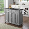 52" Full Size Granite Top Kitchen Cart - Crosley - 4 of 4