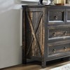 FONTOI Dressers, Tall Dressers with Wood Top and 7 Drawers, Dressers Organizer for Bedroom Entryway Hallway, Brown, 53.94"*31.3"*15.75" - 4 of 4