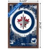 Trends International NHL Winnipeg Jets - Maximalist Logo 23 Framed Wall Poster Prints - 3 of 4