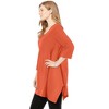 Woman Within Plus Size French Terry Handkerchief Hem Tunic - 4 of 4