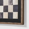 16" x 20" Checkerboard Framed Wall Art - Threshold™ designed with Studio McGee: Modern Geometric Decor, Sawtooth Back - 3 of 3