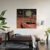 Samantha Hearn Pink Car in Space Vintage Wood Wall Mural - society6 - 2 of 2