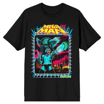 Mega Man movie Poster Men's Black T-shirt