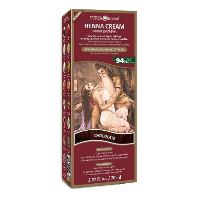 Henna Chocolate Cream by Surya Nature, Inc  -  2.31 oz Cream