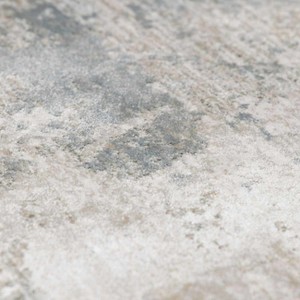 Hauteloom Fallin Gray Abstract Striped Luxe Rug - 1 of 4