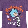 Girls' - Dr. Seuss - Halloween Is My Thing Fitted Short Sleeve Graphic T-Shirt - 2 of 4