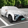 Costway 190" Car Cover for Automobiles Outdoor Full Cover with Cotton Lining Waterproof - 2 of 4