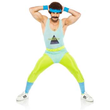 Seeing Red 80's Gym Instructor Men's Costume