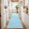 Coucheta Non-Slip Runner Rug,Machine Washable Low Pile Area Rug with Non-Shedding, for Hallway Kitchen Bathroom,Multi-Color & Size - 2 of 4