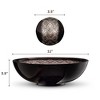 Creative Scents Dublin Dish with 3 Orbs - Brown - 4 of 4
