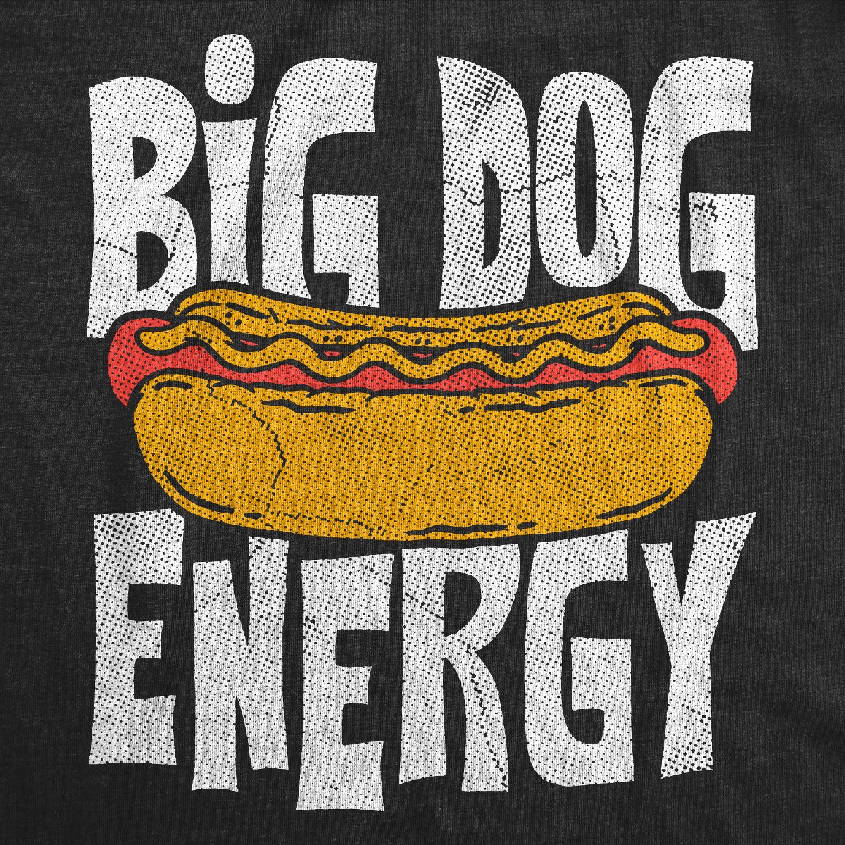Мужские футболки Crazy Dog T-Shirts, Inc. Mens Funny T Shirts Big Dog Energy Sarcastic Cookout Tee For Men - Crazy Dog Men's T Shirt For Fourth Of July Black XL — фото 2
