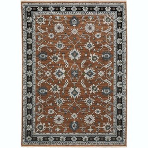Oriental Weavers Keira KEI05 Rust / Grey Indoor Area Rug - 5'3" x 7'6" - 1 of 4