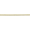 Black Bow Jewelry 2mm, 10k Yellow Gold Diamond Cut Solid Rope Chain Bracelet - 2 of 4