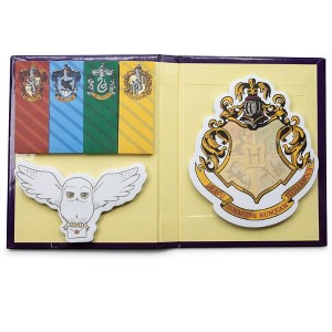 Silver Buffalo Harry Potter Hogwarts Sticky Note and Sticky Tab Box Set - 1 of 4