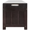 Kumasinova 43.5" Storage Bench with 3 Shutter Doors,Entryway Bench with Removable Cushion,Shoe Bench with Hidden Compartment for Hallway,Bedroom - 4 of 4