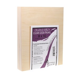 American Easel Clear Gesso Primed Wood Painting Panel - 1 of 1