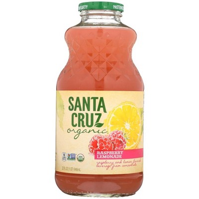 Santa Cruz Raspberry Lemonade Juice - 12 pack, 32 fo