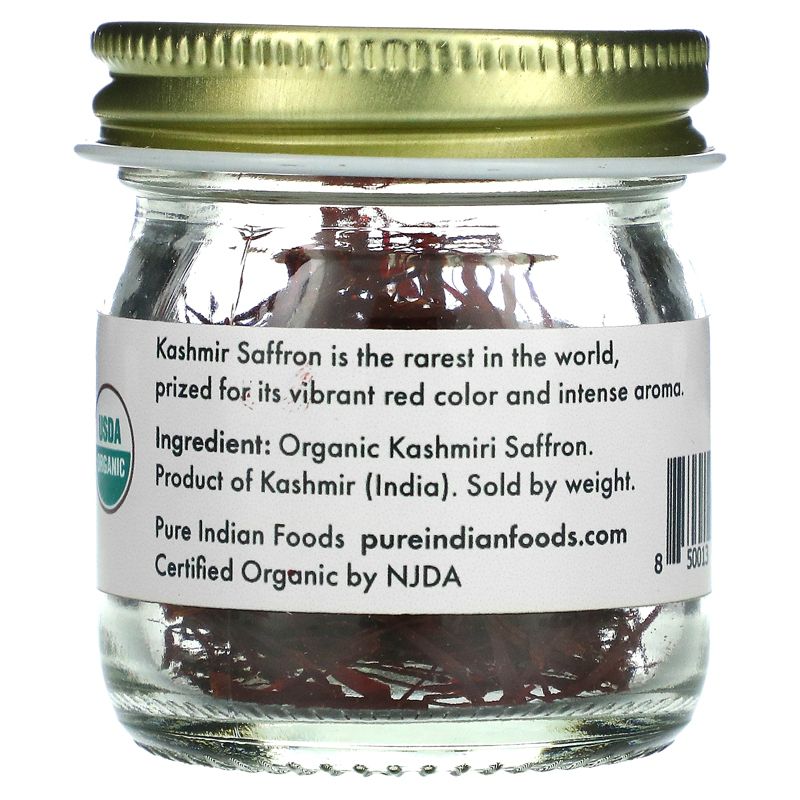 Pure Indian Foods Organic Kashmiri Saffron, 2 g, 2 of 3
