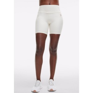 Peloton Women's Cadent 7" High Rise Pocket Bike Short, Pearl - 1 of 4