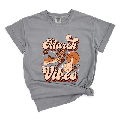Simply Sage Market March Vibes Basketball Cheetah Garment Dyed Tee