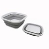 SAMMART 2 pcs Collapsible Tub Set (5.5L (1.4 Gallon) + 10L (2.64 Gallons))-Foldable Dishpan/ Wash Basin - 2 of 4