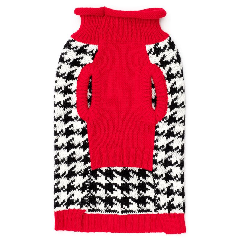 The Worthy Dog Houndstooth Sweater and Scarf Set, 2 of 6