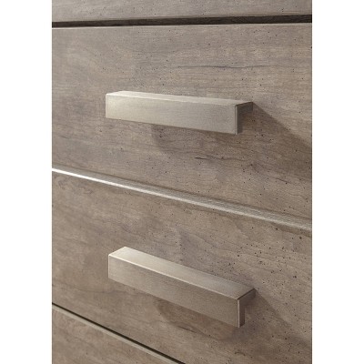 Ethereal Driftwood Grey 5-Drawer Weathered Chest