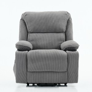 GDFStudio Naya Modern Remote-Controlled Heating and Massage Assistive Upholstered Recliner Chair - 1 of 4