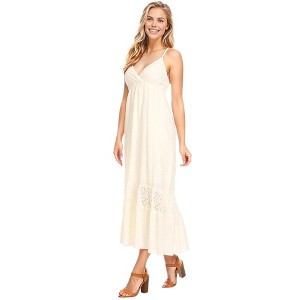 Anna-Kaci Women's Adjustable Spaghetti Strap Sleeveless Boho Lace Maxi Dress - 1 of 4