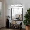 Modern Chrome LED Vanity Light 4-Light Wall Sconce for Bathroom and Mirror Sleek Minimalist Design - 3 of 4