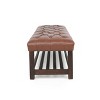 NicBex Modern 60.25" Bedroom Bench Wood Accent Stools with Open Shelf for Bedroom and Entryway - image 4 of 4