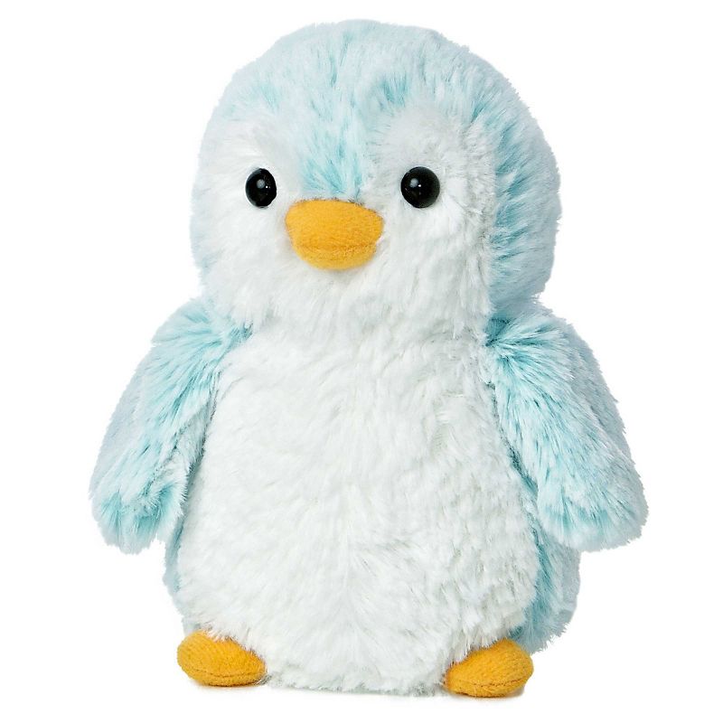 Aurora PomPom Penguin 6" Brights Blue Stuffed Animal, 2 of 5