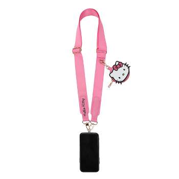 Hello Kitty Convertible Crossbody Cell Phone Lanyard Strap with Adjustable Shoulder Neck Strap. Travel Essential