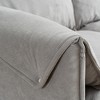 Convertible L-Shaped Sectional Sofa with Storage Ottoman, Modern 3-Seater Couch for Living Room, Bedroom or Small Spaces - 4 of 4