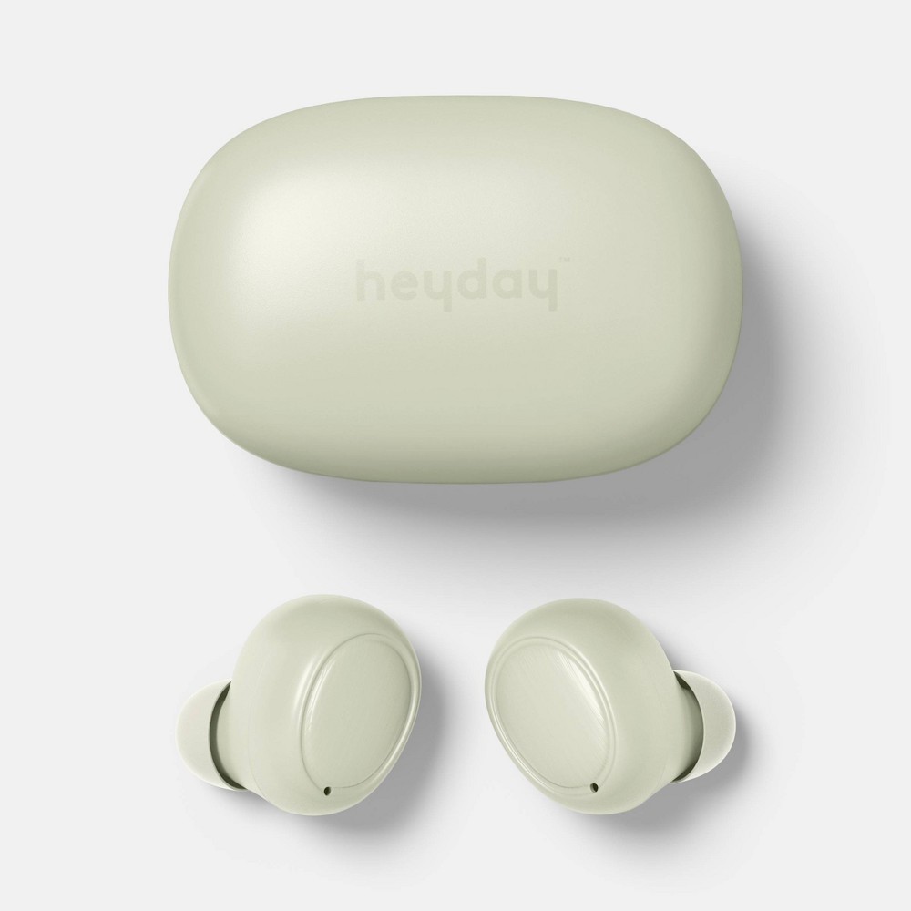 True Wireless Bluetooth Sweat Resistant Earbuds - heyday™ Matcha: USB-C, 20 Hr Charge