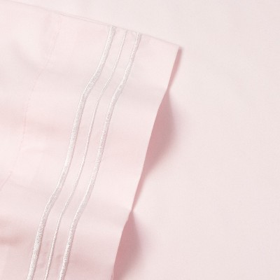 Pale Pink Twin Deep Pocket Microfiber Sheet Set