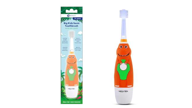 Brilliant Kids&#39; Sonic Toothbrush Refill Heads - Sensitive - 2ct, 2 of 10, play video