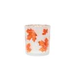 C&F Home Fall Leaves Glass Container Small