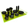 OnDisplay Electric Neon Luxe Clear Acrylic Stackable Cosmetic/Jewelry Tray - 2 of 4