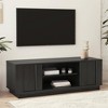 Greenwich TV Stand for TVs up to 65" Black Oak - Mr. Kate: Engineered Wood, Adjustable Shelving, Cable Management - image 2 of 4